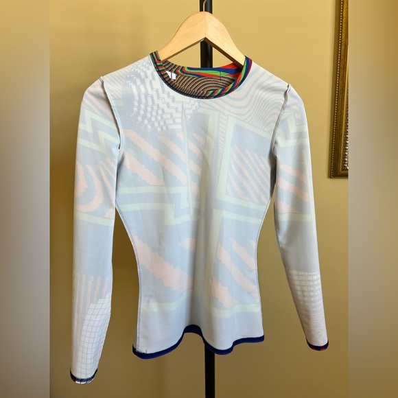 Junya Watanabe Top for Comme des Garcons Long Sleeves Multicolor Size M - Picture 11 of 14